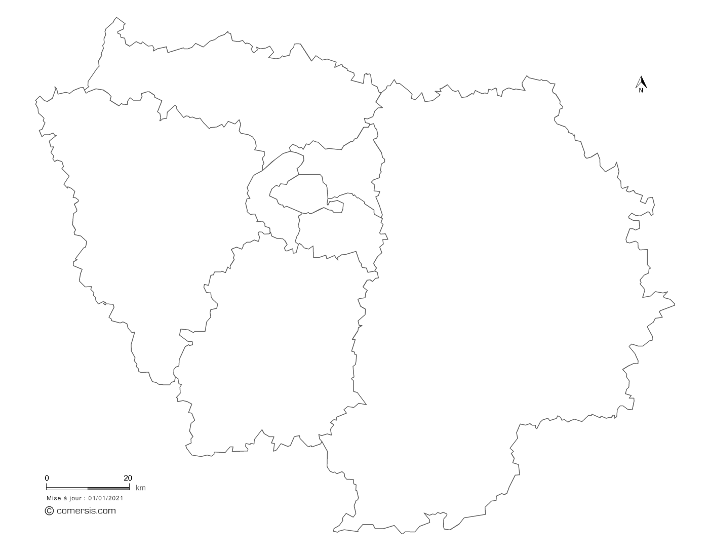 Zone de desserte Île-de-France